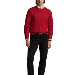 POLO RALPH LAUREN | Red Lunar New Year Cable Knit Sweater – Men’s Medium